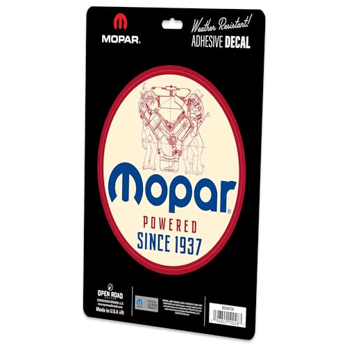 Sticker Mopar vinyle classique pour ordinateur et fenêtre de voiture