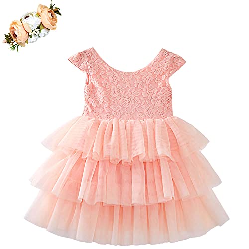 Cilucu Toddler Girls Dress Cap Sleeve Tutu Flower Girls Dresses Kids Birthday Party Outfits Baby Girls Princess Pageant Child Summer Dresses Blush Pink 12-24 Months Cilucu Toddler Girls Dress Cap Sleeve Tutu Flower Girls Dresses Kids Birthday Party Outfits Baby Girls Princess Pageant Child Summer Dresses Blush Pink 12-24 Months