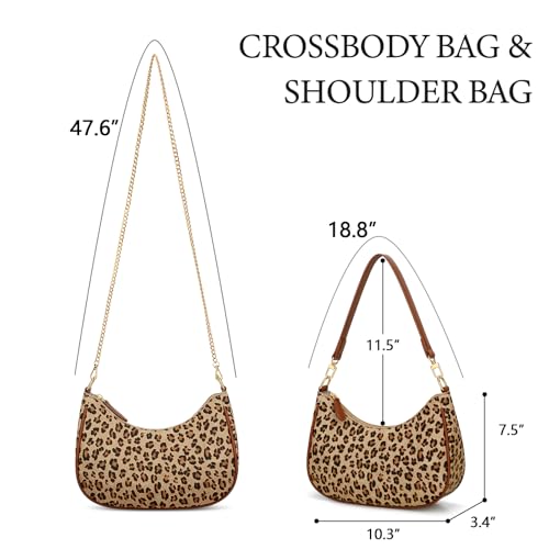 Image of KKXIU Shoulder Bag for Women Cute Hobo Purses and Handbags Retro Clutch Underarm Purse | Cute