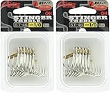 OWNER(オーナー) フック カルティバ ST-46 スティンガートリプルフック 1/0号 ガンブラックコート (× 2)