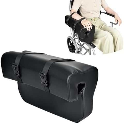 iGuerburn 16''L Lateral Support for Wheelchair Armrest Pads Cushions, Arm Trough for Wheelchair Right/Left Side, Arm Rest Support Adjust Leaning Posture for Seniors Stroke Patient Essentials Gifts Cover