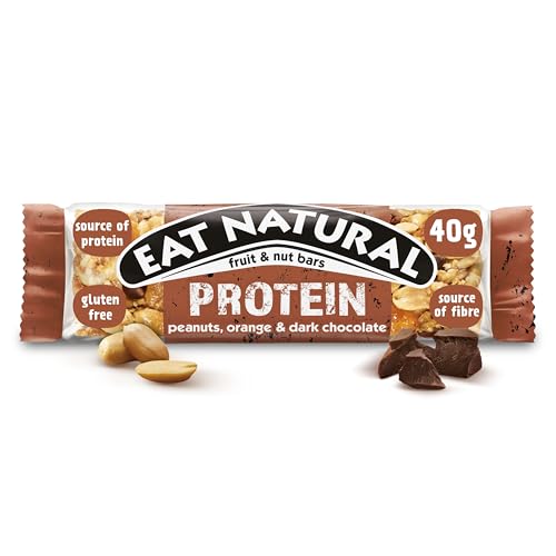 Eat Natural Protein Peanuts, Orange & Dark Chocolate Fruit & Nut Bars 3 x 40g
