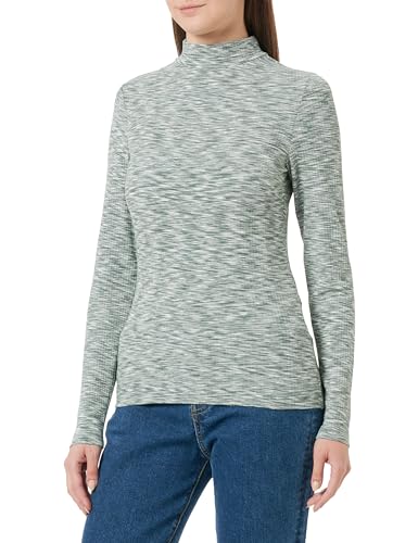 T-Shirt à Manches Longues Vert s.Oliver Taille 46 Coupe Fluide et Douce