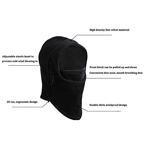Yqxcc A01 Kids Winter Hats Balaclava Ski Mask Windproof Warm Adjustable thumb #3