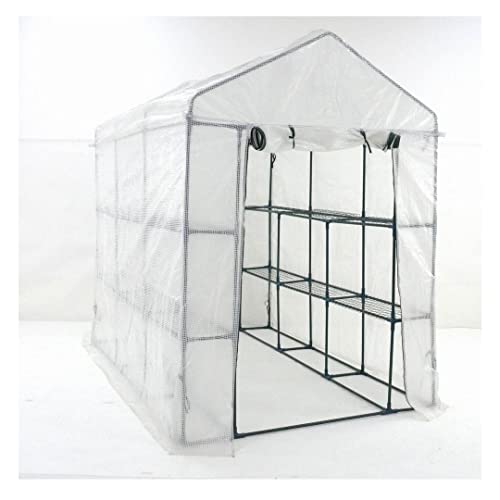 zlnSoft Greenhouse, Couverture de Serre à Trois grilles de Fleurs en Hiver, Couverture de Jardin à la Chaleur for la Serre Plante, Couverture à Froid for la Maison de Fleurs, Serre Mobile