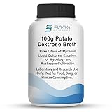 Evviva Sciences Potato Dextrose Broth - Makes ~4L of Potato Dextrose Liquid Broth, Fungal Cultivation, Mycology - Mushrooms & Science Projects, 100 Grams