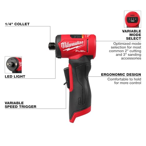 Milwaukee M12 Fuel Right Angle Die Grinder