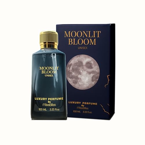 Image of MissBliss - Moonlit Bloom 100ml | Eau de Parfum | Luxury Unisex Perfume for Man & Woman | Long Lasting Jasmine, Pink Pepper, Vanilla & Musk Fragrance | Premium Everyday Perfume | Gift for Man & Woman