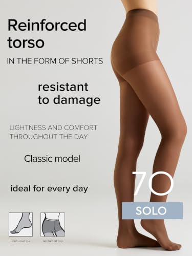Image of Conte Classic Comfort Semi Opaque Tights Solo 70 Den