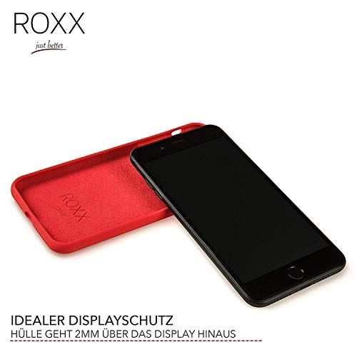 ROXX Hard Case Silicone Rosso per Apple iPhone 7/8...
