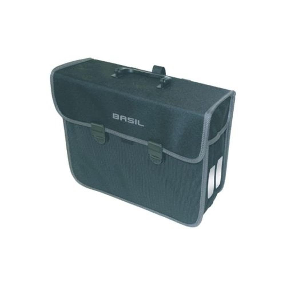 Basil 291070 - reflektierende und wasserdichte handtasche fahrradtasche hinten mit klickverschl