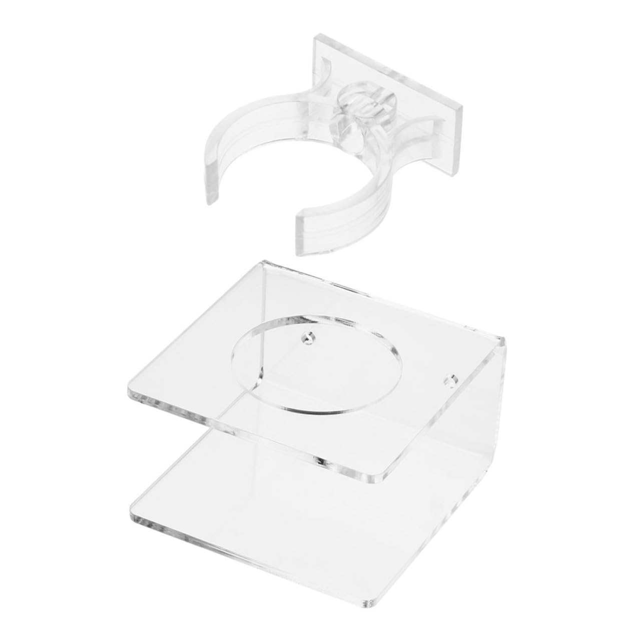 DECHOUS 1 Set Wall Mounted Sword Display Stand Acrylic Sword Holder for Home Space Saving Design Sturdy Construction Protects Against Scratches Fits Any Style