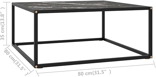 Miniatura 7 de Mesa de centro, mesa de centro industrial, mesa de centro moderna de mediados de siglo, mesa central para sala de estar, mesa de cóctel, mesa