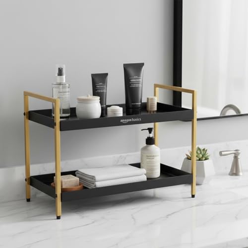 Amazon Basics 2-Tier Metal Organizer Rack