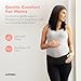 AZMED Maternity Belt Back Support - Adjustable Abdominal Binder for Pregnancy - Belly Band for Pelvic, Waist & Lower Back Comfort - Fits Up to 46 Inches - Black