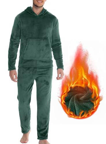 Ensemble de pyjama homme flanelle Lovasy chaud hiver confort