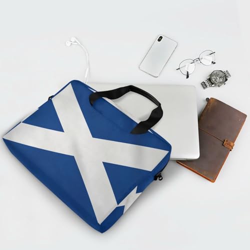 Maletín para portátil azul con bandera de Escocia 15.6" miniatura 7