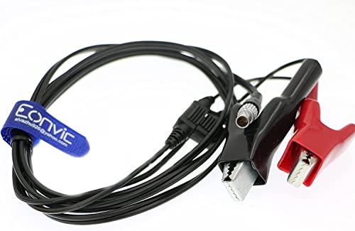 Cable de alimentacion 5 pin 12V alligator clips cable TCRP1203 para estaciones TS09 y TS02