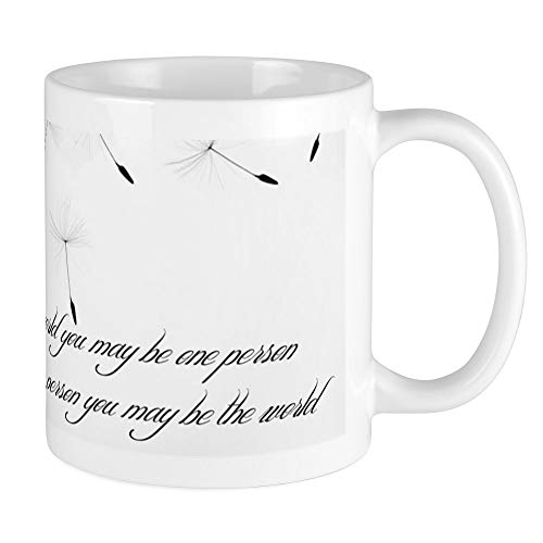 CafePress Dandelion Inspiration Standard Mug Mugs Ceramic Coffee Mug, Tea Cup 11 oz