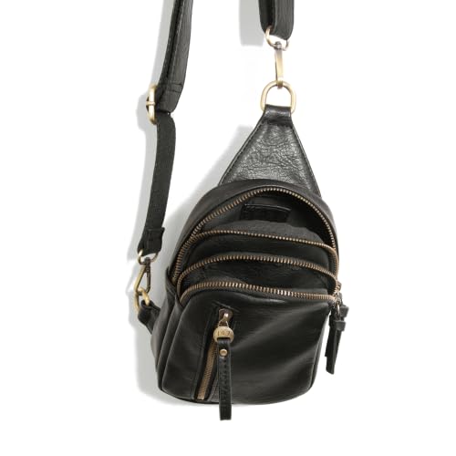 Joy Susan Skyler Sling Bag: Vegan Leather, Zippered Closure, Brass Plated Hardware4