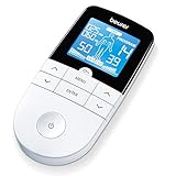 tens gerät sanitas sem 44 Effektives Reizstromgerät für eine intensive TENS-Behandlung = Transkutane Elektrische Nervenstimulation (zur Schmerzlinderung), EMS-Anwendung = Elektrische Muskel-Stimulation (Muskeltraining und -regeneration) und Massage