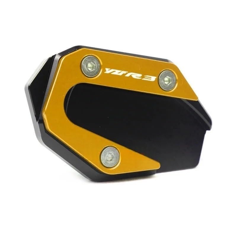 Extension de béquille latérale pour YZF-R3 en aluminium CNC anodisé haute résistance
