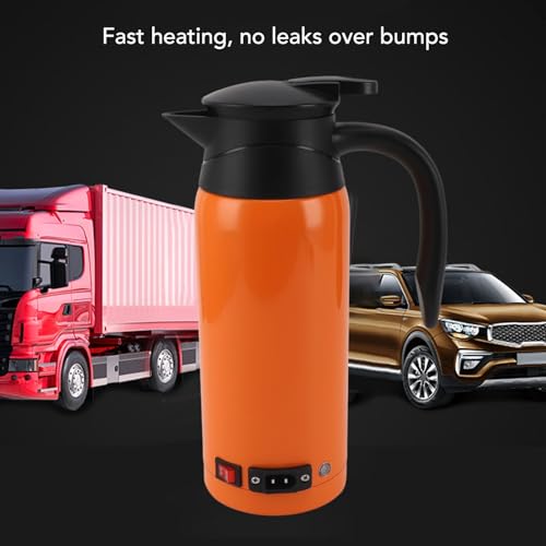 Hervidor eléctrico para auto AYNEFY acero inoxidable 800ml miniatura 3