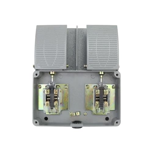 Interruptor de pie con contacto plateado y chasis de aluminio puro 5