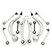 Chefull 10pcs Front Lower Upper Control Arm W/Ball Join Compatible With 2009-2010 Audi A4 Quattro A5 Quattro Q5 S4, 2008-2010 Audi S5