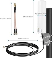 Nelawya 4G LTE Antenne High Gain 10-12dBi Lange Reichweite Outdoor Antenne mit SMA Stecker/TS9 Stecker Antenne für MiFi Mobile Hotspot 4G LTE Router – Ansicht 2