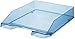 Produktbild Briefablage KLASSIK C4 transparent, A4/C4, Greifausschnitt, blau-transparent