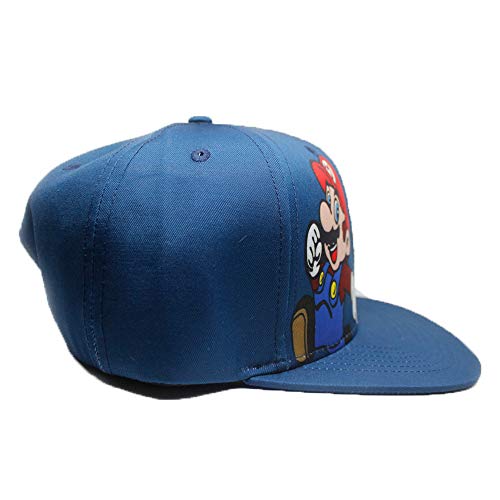 Aslnsong Mario Baseball Cap Canvas Adjustable Hip-Hop Cap Hat For Men & Women, Boys, Girls (A) #TOP2