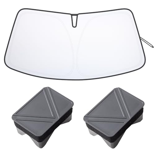 Image of PIMCAR for 2019-2026 Dodge RAM 1500 Windshield Sun Shade & Bed Rail Caps Accessories