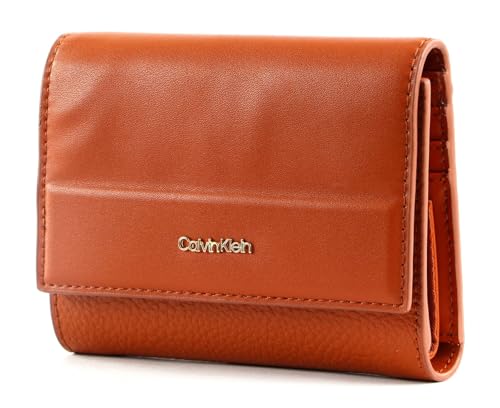 Portefeuille Calvin Klein Original volets Femme Cognac - vue 2