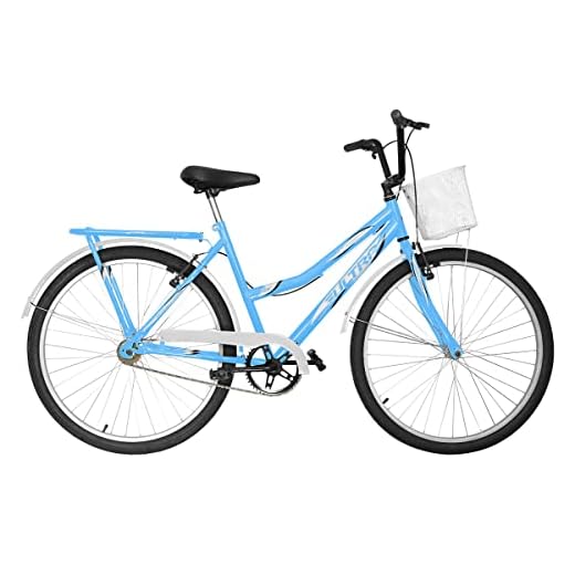 ULTRA BIKE Bicicleta Bikes Summer Vintage Line Aro 26 Azul Bebe/Branco