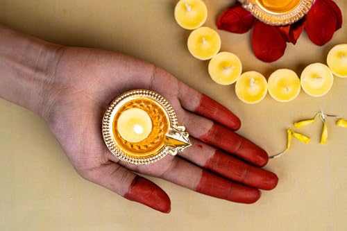 Pure Ghee Diya Mechas para Pooja Paquete 100 Unidades miniatura 5