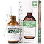 Advanced Clinicals Collagen Serum For Face | Collagen Face Serum For Skin Tightening Helps Lift, Plump, & Firm Sagging Skin | Serums For Skin Care | Anti Wrinkle Boost, Fragrance Free, 1.75 Fl Oz