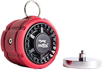 Rover IPX7 Waterproof Bluetooth Speaker with Magnetic Mount (Red)