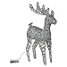 URBNLIVING Figuras de decoración navideña iluminadas con luces LED, 45 cm, funciona...
