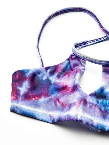 Image of Splendid Girls' Crisscross High Neck Bikini Top & Retro Bottom Swimsuit Set