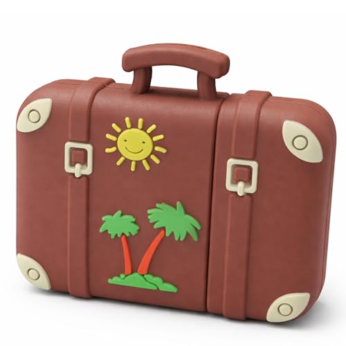 Ulticool - Valise de Voyage Rétro 64 GB USB - 3.0 Haute Vitesse - Vintage Soleil et Palmier - 64 Go Pendrive Flash Drive Belle - Design Unique et Original -...