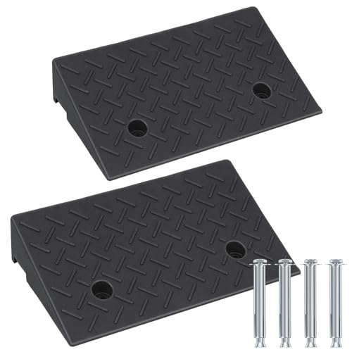 Rampas ensanchadas para sillas de ruedas 19.7 pulgadas, carga 7000 lbs miniatura 1
