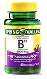 Spring Valley Vitamin B12 Quick Dissolve Tablets, 5000 mcg, 60 Ct (1 Pack)