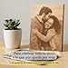 Imagen de Regalo Para Aniversarios Personalizado con Foto y Texto en Madera Natural