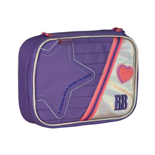Estojo Holográfico Box Rebecca Bonbon Juvenil 36 Elásticos Lilás