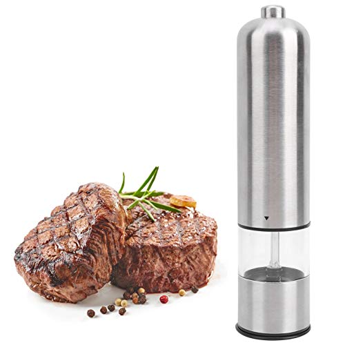 Moinho de sal, Moedor elétrico de sal e pimenta sem fio 80ML, multifuncional para cozinha de especia