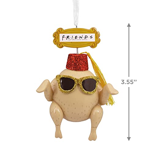 Hallmark Friends Turkey In Fez And Sunglasses Christmas Ornament, Resin #TOP3