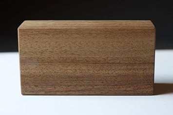 Professional Wood Craft Wooden Yoga Blocks/Bricks Pure Burning Wood Handstand Block, Support Brick to Deepen Poses, Improve Strength and Flexibility, Great for Yoga, Workout, Fitness & Gym (2pcs)