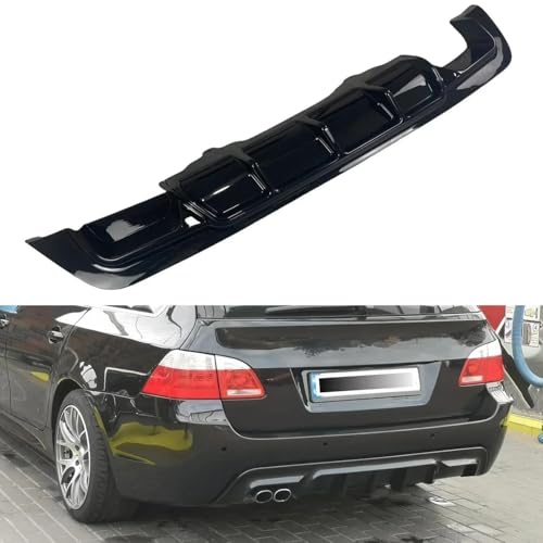 Difusor trasero para BMW E60 E61 2005-2010 M-Tech tuning con luz integrada 4