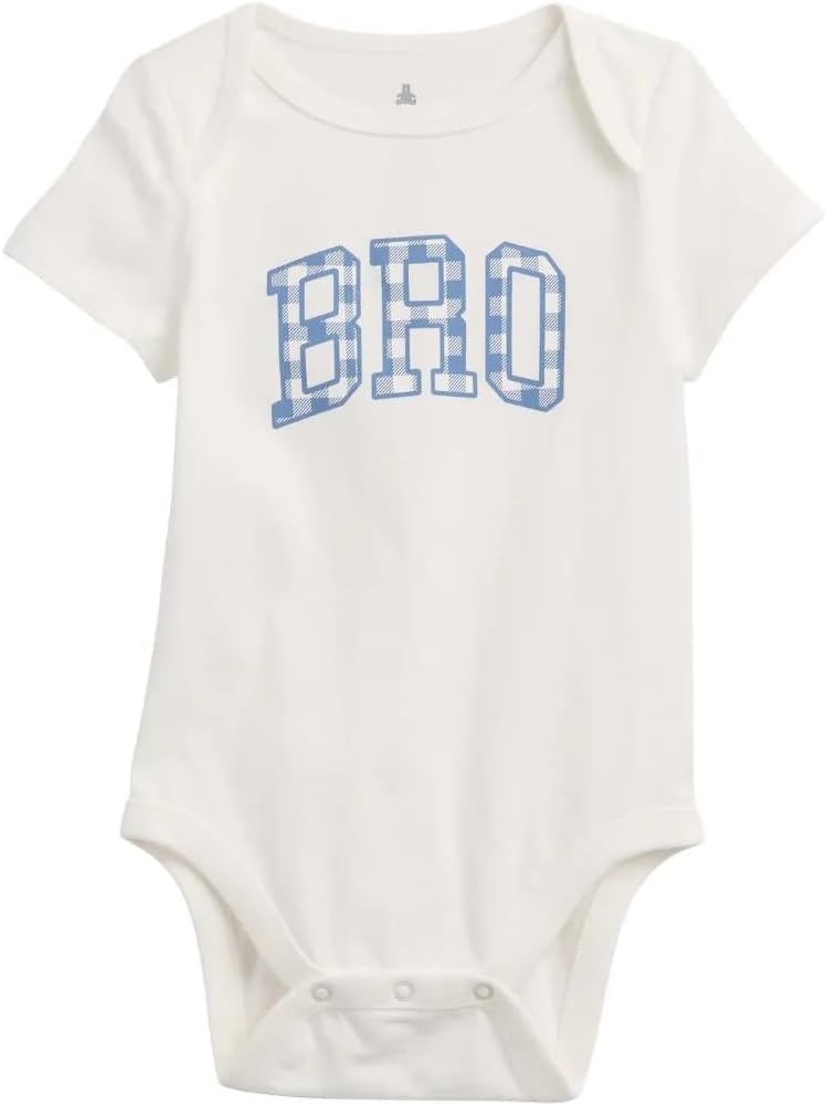 GAP Baby Boys' Short Sleeve Graphic Bodysuit